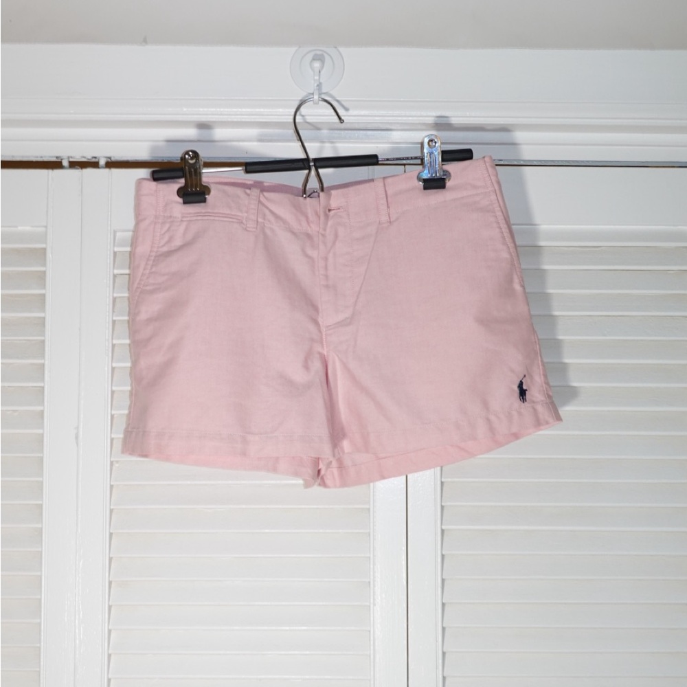 Ralph Lauren Light Pink Cotton Chino Bermuda Shorts